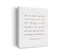 RVBLRDSE God's Promise Canvas Wall Art - Modern Christian Decor with Inspirational Scripture for Living Room, Home Office, or Bedroom(Framed,16x24inch(40x60cm))