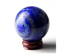RVBLRDSE Lapis-lazuli naturel pierres précieuses boules de cristal sphère lazuline bijoux vintage décoration maison pierre chanceuse spécimen de cristal (taille : 7-8 cm)