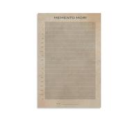 RVBLRDSE Reflective Wall Art: Your Life in Weeks - A Thought-Provoking Motivational Calendar Poster for Men, Women, Goal Setters - Canvas or Framed Print(Unframed,16x24inch(40x60cm))