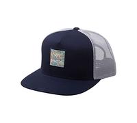 RVCA Casquette de Baseball, Trucker imprimé Bleu Marine, Taille Unique Hommes
