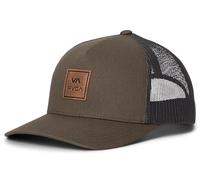 RVCA Casquette de camionneur structurée avec dos en maille extensible, fermeture snapback réglable, gris, Taille unique