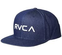 RVCA Hat Chapeau, Casquette Snapback/Indigo foncé, Taille Unique Homme