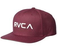 RVCA Hat Chapeau, Casquette Snapback Bordeaux, Taille Unique Homme