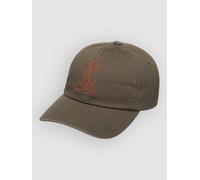 RVCA Mad Local Casquette vert Uni