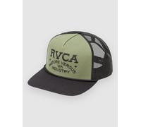 RVCA Ridge Curved Trucker Casquette vert Uni