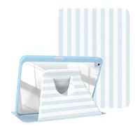 Rvciby 360 Rotating 10.2 pouce Coque pour iPad 9e/8e/7e génération 2021/2020/2019,Et 10.5 pouce Air 3 2019/Pro 10.5 2017, Étui Avec Pen Holder,Fonction de réveil automatique du sommeil,Motif à rayures