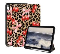 Rvciby Coque pour iPad (A16) 11e Génération 11" 2025/10ème Génération 2022,11&10.9 Coque avec Porte-Crayon et Support Trifold et Couverture de Sommeil/réveil Automatique pour iPad 10e/11e