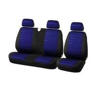 RVEVFBKBAL Housses Siège Auto Ensemble Protection Coussin Auto pour R&enault pour Kangoo pour Master pour Trafic(Bleu)