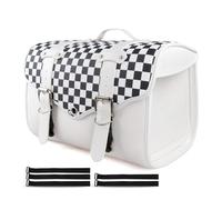 RVEVFBKBAL pour Vespa Motorcycle Sacoche De Queue Latérale Selle Bagages Imperméables Sacoches Ravel Sissy Bar(E)