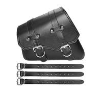 RVEVFBKBAL Sacoche De Selle Moto Sac en Cuir Pochette Rangement Côté Gauche pour Suzuki Cafe Racer(A-Side)