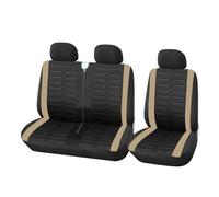 RVEVFBKBAL Voiture Housse Siège Auto 1 + 2 pour Toyota pour Hiace(Beige)