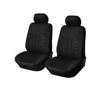 RVEVFBKBAL Voiture Housses Siège Auto 2 + 1 pour Citroën pour Jumpy(Noir 2 pièces)