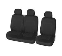 RVEVFBKBAL Voiture Housses Siège Auto 2 + 1 pour Citroën pour Jumpy(Noir)