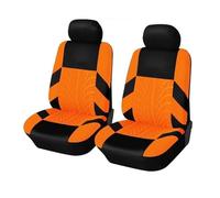 RVEVFBKBAL Voiture Housses Siège Auto 2 + 1 pour Citroën pour Jumpy(Orange 2 pièces)