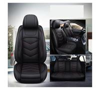 RVEVFBKBAL Voiture Housses Siège Auto Cuir Universelles Ensemble Complet pour Mazda 6 GH(5 PCS Black Red Line)