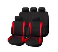 RVEVFBKBAL Voiture Housses Siège Auto pour Hyundai I30 pour Creta pour Tucson Ix35 pour Solaris pour Elantra pour Kona I40 pour Getz pour Palisade pour Terracan(ZT05-5Seats-red)