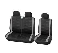 RVEVFBKBAL Voiture Housses Siège Auto Universelles 2 + 1 pour Toyota pour Hiace(Gris)