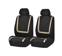 RVEVFBKBAL Voiture pour MG 3 5 6 7 Ighzs HS Jas5 Housses Siège Auto Housse Protection Coussin Siège(ZT02-2Seats-Beige)