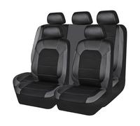 RVEVFBKBAL Voiture pour Toyota pour Camry Housse Siège Auto en Cuir(Gris-Noir)