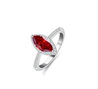 RVHAOODI 1 anneaux Moisanite pour les femmes marquise coupe d couleur s925 laboratoire de diamants créés des anneaux parfaits pour les fêtes de usure quotidienne anniversaire de mariage