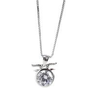 RVHAOODI 12 Constellations 925 Sterling With Cumbic Zirconia Donny Choker Star Sign Bijoux d'anniversaire Cadeaux pour les filles