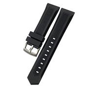 RVHAOODI 19 mm 20 mm Nature Nature Rubber Silicone Watch Band 22 mm 22 mm Fix pour Carrera F1 Aquaracer Heuer Budle Watch Strap Tools
