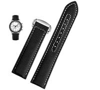 RVHAOODI 19mm 20mm Canvas Watch Strap For Omega New 300 AT150 Leather Nylon Watch Band Men Accessories Blue Black