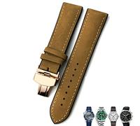 RVHAOODI 20mm 21mm 22mm Leather Watch Strap Black Brown Watch Bands For For Omega 300 For Hamilton For For IWC For Bracelet