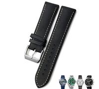 RVHAOODI 20mm 21mm 22mm Leather Watch Strap Black Brown Watch Bands For For Omega 300 For Hamilton For For IWC For Bracelet
