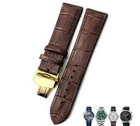 RVHAOODI 20mm 21mm 22mm Leather Watch Strap Black Brown Watch Bands For For Omega 300 For Hamilton For For IWC For Bracelet