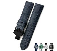 RVHAOODI 20mm 21mm 22mm Leather Watch Strap Black Brown Watch Bands For For Omega 300 For Hamilton For For IWC For Bracelet