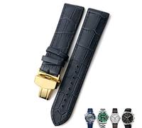 RVHAOODI 20mm 21mm 22mm Leather Watch Strap Black Brown Watch Bands For For Omega 300 For Hamilton For For IWC For Bracelet