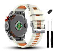 RVHAOODI 22 mm bracelet de montre pour Fenix 7/7 Pro/6/6 Pro/5/5 Plus, bracelets en silicone souple Quickfit pour Forerunner 965 955/Approach S70 47 mm/Instinct 2/quatix 7 Smartwatch