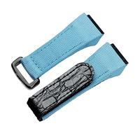 RVHAOODI 25mm Men Nylon Fabric With Leather Watchband For Richard Watch Mille Strap Band Bracelet Buckle For Spring Bar Version