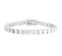 RVHAOODI 6-7,5 pouces Moisanite Tennis pour Princess Cut D Color S925 Sterling Silver Lab Créé Diamond Tennis Perfect for Daily Wear