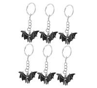 RVHAOODI 6pcs conception de chauves-souris Keches pour sacs Halloween Unique Halloween Charms Party Favors and Decorations Lightweight and Eye Ayed Accessories Coursing