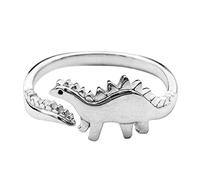RVHAOODI Anneau de dinosaure cool joelry jouet mignon animal ouvert ajusté de la bague de tempérament spécial pour femmes bagues pour femmes