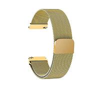 RVHAOODI bande adaptée à une sangle en acier en maille de 20 mm, anneau de couleur, bande magnétique, bracelet de poignet