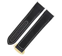 RVHAOODI Bande de montre en caoutchouc pour le déploiement pliant Omega boucle boucle fermoir de luxe en nylon de silicium bracelet accessoires