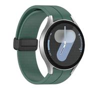 RVHAOODI Bangle d'origine en silicone pour Galaxy Watch 6 Cassic 43 mm 47 mm 5pro 45 mm Watch Fe 4 5 6 7 40 44 mm Bracelet de boucle magnétique Bracelet