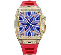 RVHAOODI Bling Diamond Watch Cover Cover Case Modification Kit , pour 45 mm 44 mm STRAPE REFFICATION BIJELRIE MÉTAL FEMMES , pour Iwatch SE 8 7 6 4 5 4 Band de remplacement