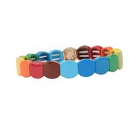 RVHAOODI Bracelet colorblock à chaîne de main bracelet bracelet de perles hawaïen