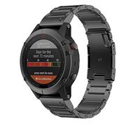 RVHAOODI Bracelet de montre de luxe en alliage de titane pour Fenix 5/5X/5XPlus/6/6X/6XPro - 22 mm - 26 mm