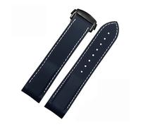 RVHAOODI Bracelets de montre en caoutchouc et silicone pour Omega 300 20 mm 22 mm