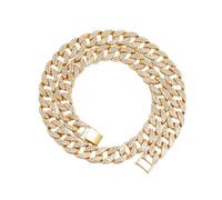 RVHAOODI Chaînes pour mâles bijoux cuba gold punk bijoux
