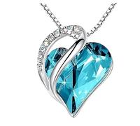 RVHAOODI Collier coeur de l'océan pour femmes, collier de coeur océan