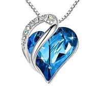RVHAOODI Collier coeur de l'océan pour femmes, collier de coeur océan