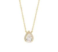 RVHAOODI Collier de forme de larmes de sirène, Set Solitaire Set Solitaire dans Waterdrop Design, Fashion Jewelry for Women