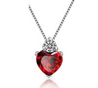RVHAOODI Colliers pendentif long coeur en forme de collier suspendu pour femmes