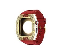 RVHAOODI Dernier accessoires de montre de luxe en acier inoxydable pour 7/6/5/4 / SE STRAP METAL STRAP pour IWatch Band 44mm 45mm